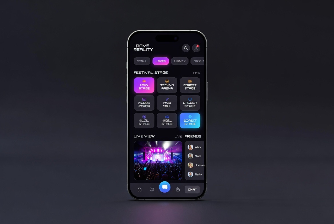 Rave Reality Mobile App